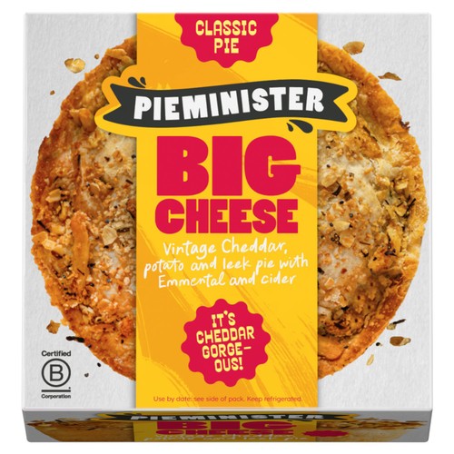 Pieminister Big Cheese Pie with Vintage Cheddar, Potato & Leek thumbnail 2