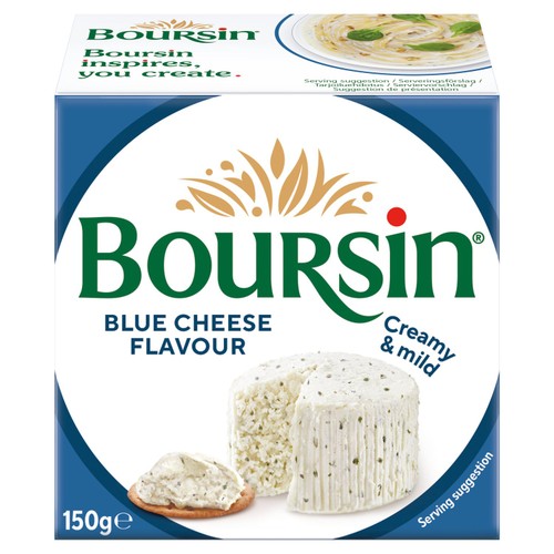 Boursin Blue Flavour Soft French Cream Cheese thumbnail 2