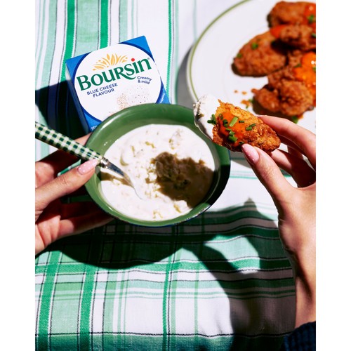 Boursin Blue Flavour Soft French Cream Cheese thumbnail 4