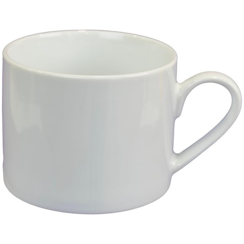 M&S Maxim Straight Sided Mug, White