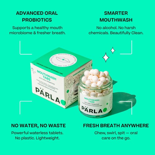 Parla Mouthwash Probiotic Tabs thumbnail 4