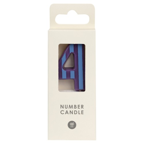 Table Fun Number 4 Candle