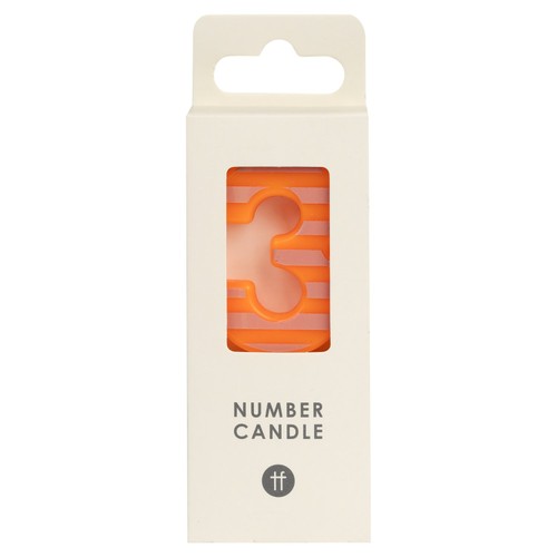Table Fun Number 3 Candle