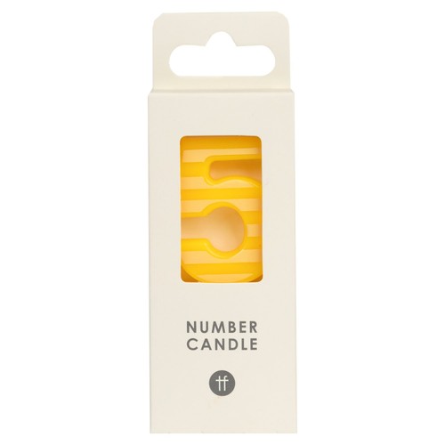 Table Fun Number 5 Candle