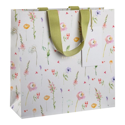 M&S Ditsy Botanical Medium Gift Bag