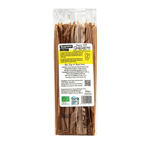 Realfoods by Organico Spelt Spaghetti thumbnail 2