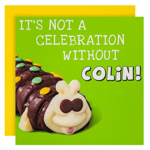 M&S Colin The Caterpillar Cake Birthday Card