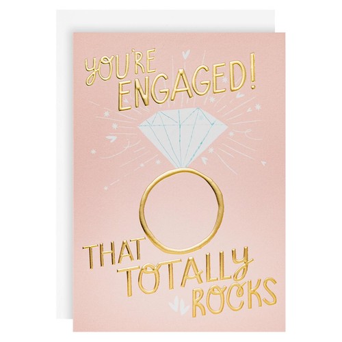 M&S You're Engaged That Totally Rocks Card