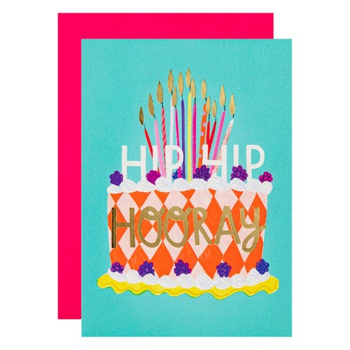 M&S Hip Hip Hooray Birthday Card