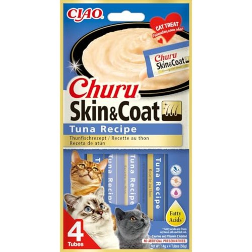 Churu Skin & Coat Tuna Recipe 4 Pack