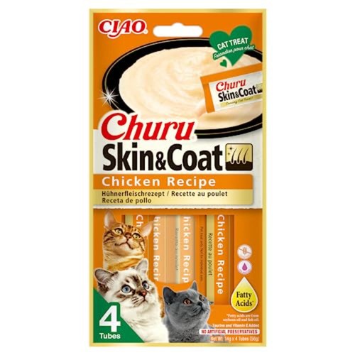 Churu Skin & Coat Chicken Recipe 4 Pack