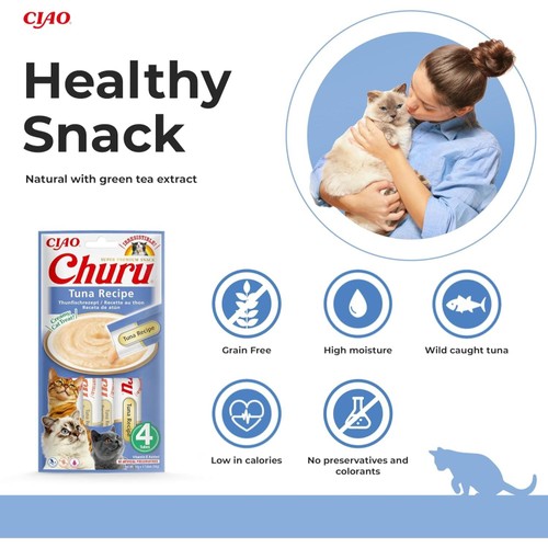 Churu Cat Tuna Recipe 4 Pack thumbnail 2