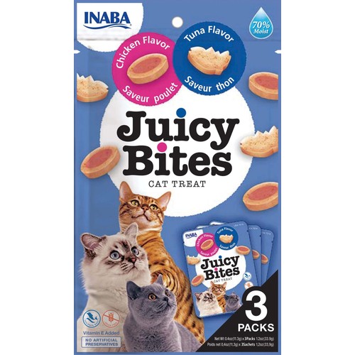 Churu Juicy Bites Tuna & Chicken Flavour
