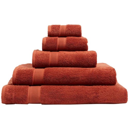 M&S Ultimate Super Soft Pure Cotton Towel Face Towels, Rust