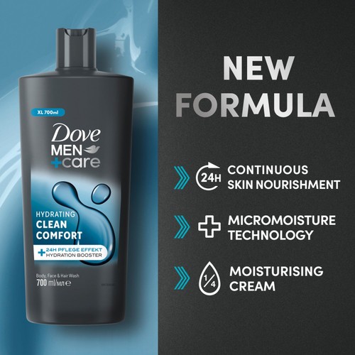 Dove Men+Care Clean Comfort Shower Gel thumbnail 2
