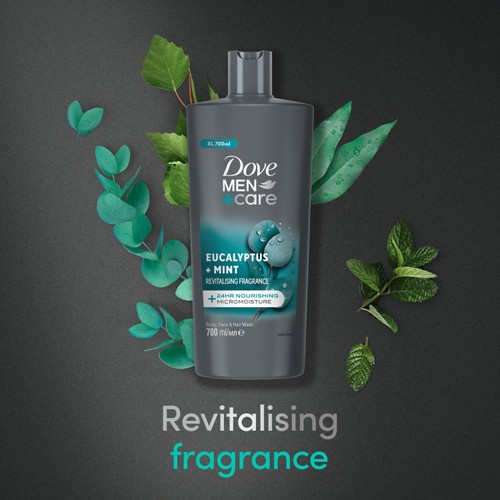 Dove Men+Care Mint and Eucyalyptus Shower Gel thumbnail 3