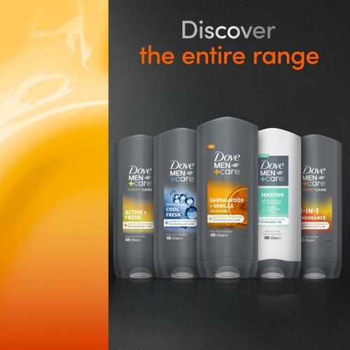 Dove Men+Care Sandlewood & Vanilla Body Wash thumbnail 5