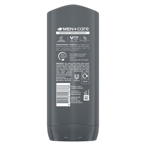 Dove Men+Care Sandlewood & Vanilla Body Wash thumbnail 7