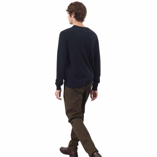 M&S Mens Autograph Pure Cashmere Crew Neck Jumper, L, Navy thumbnail 6