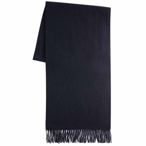 M&S Mens Autograph Pure Cashmere Scarf, One Size, Navy