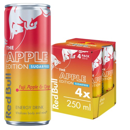 Red Bull Energy Drink Sugar Free Winter Edition Fuji Apple & Ginger