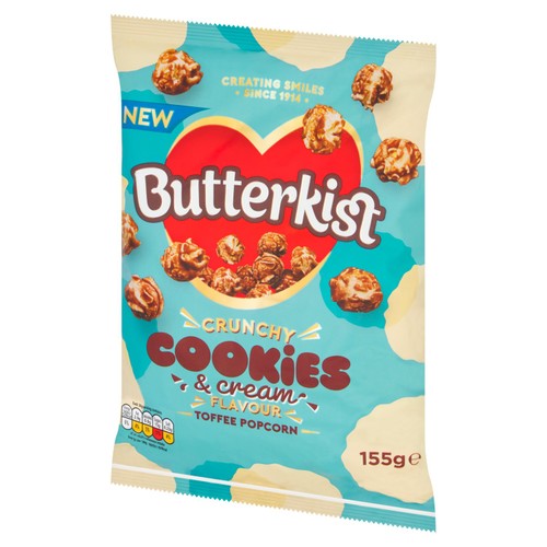 Butterkist Cookies & Cream Flavour Toffee Popcorn thumbnail 4