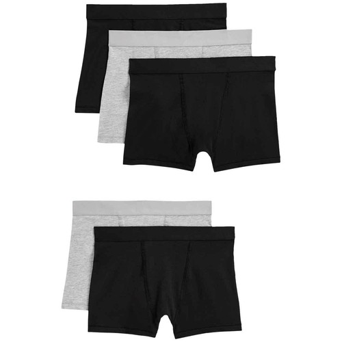 M&S Boys Cotton with Stretch Trunks, 7-8 Years, Grey Mix thumbnail 2