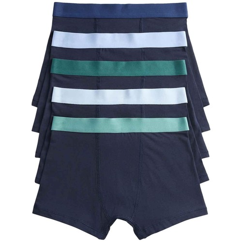 M&S Boys Core Blue/Green Trunks, 5-6 Years, Black Mix thumbnail 2
