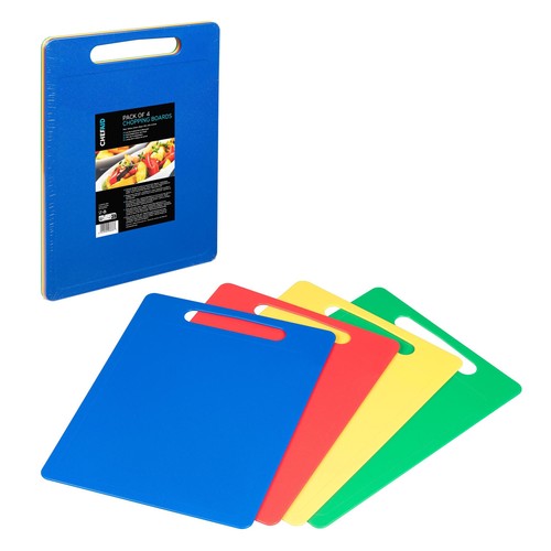 Chef Aid Large Multi-colour Chopping Board Set thumbnail 4
