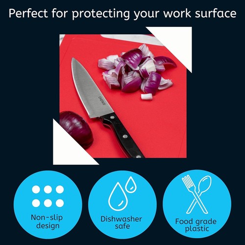 Chef Aid Large Multi-colour Chopping Board Set thumbnail 6