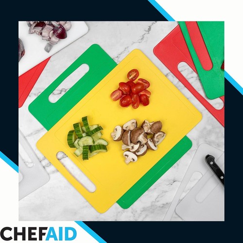Chef Aid Large Multi-colour Chopping Board Set thumbnail 7