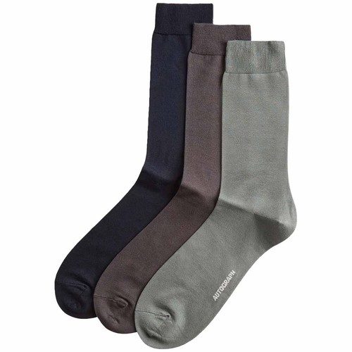 M&S Mens Egyptian Cotton Socks, 9-12, Multi