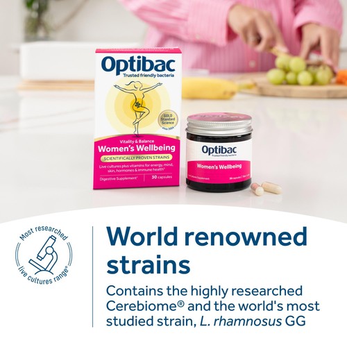 Optibac Probiotics Women's Wellbeing thumbnail 4