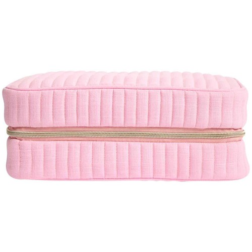 M&S Womens Hanging Wash Bag, Pink Cloud