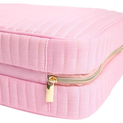 M&S Womens Hanging Wash Bag, Pink Cloud thumbnail 3