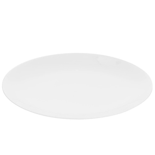 M&S Maxim Coupe Dinner Plate, White