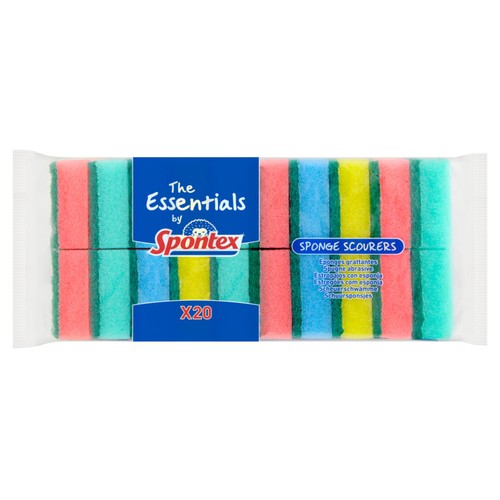 Spontex Essentials Sponge Scourers