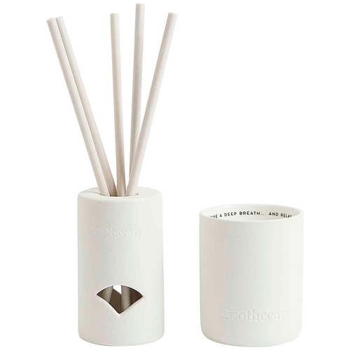 M&S Apothecary Calm Pre-Scented Diffuser & Candle Gift Set, Amber thumbnail 3