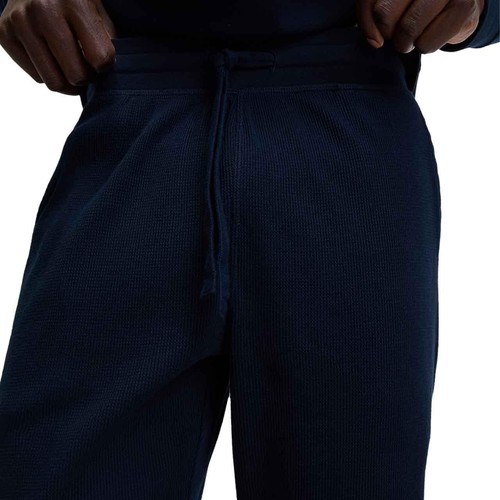 Supersoft Waffle Loungewear Bottoms Navy, XXL thumbnail 5