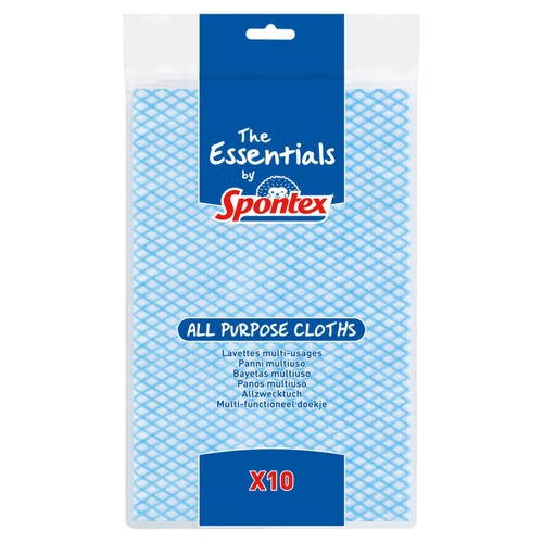 Spontex Essentials All Purpose Cloths
