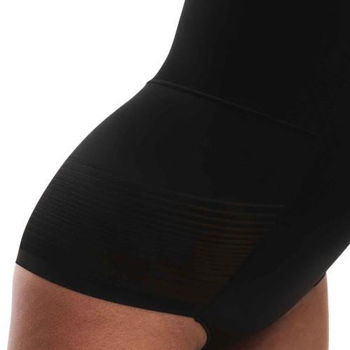 M&S Womens Body Define Firm Control Bodysuit, 18, Black thumbnail 6