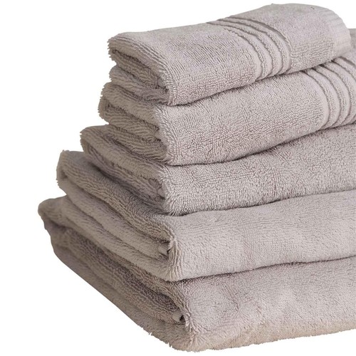 M&S Luxury Egyptian Cotton Face Towels, Pearl Grey thumbnail 2
