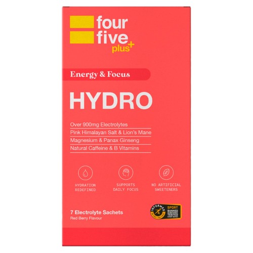fourfive Energy Focus Electrolyte & Vitamin Hydration Sachets