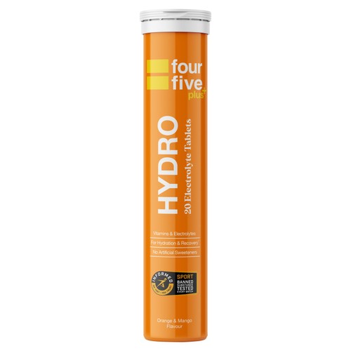 fourfive Orange & Mango Electrolyte & Vitamin Hydration Tablets