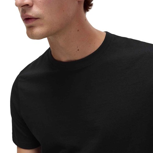 M&S Mens Cotton Crew Neck T-Shirt, S, Black thumbnail 5
