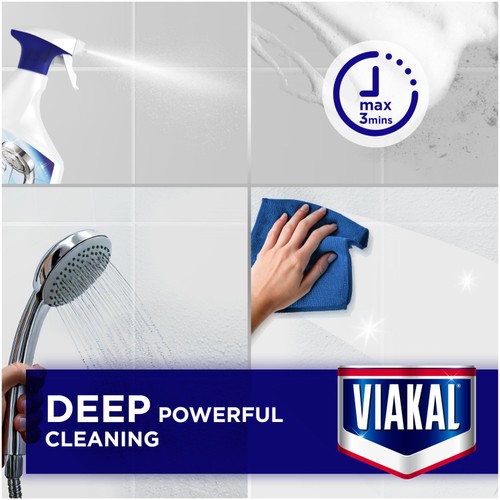 Viakal Bathroom Limescale Remover Anti-Bacterial Spray thumbnail 5