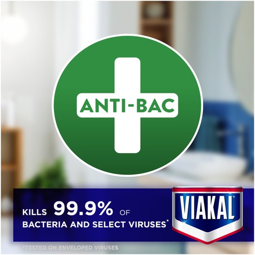 Viakal Bathroom Limescale Remover Anti-Bacterial Spray thumbnail 7