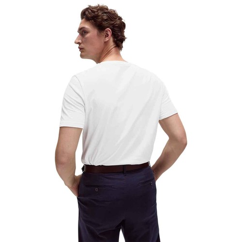 M&S Mens Cotton Crew Neck T-Shirt, L, White thumbnail 5
