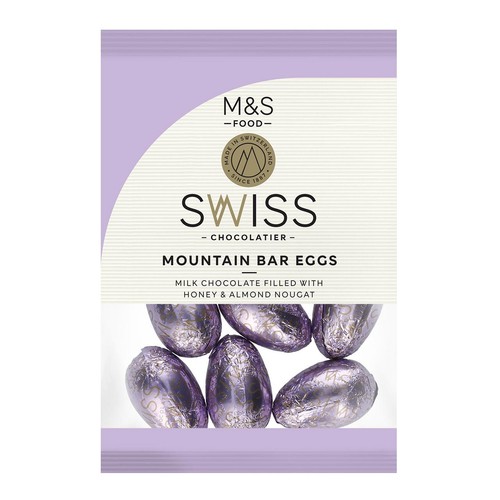 M&S Swiss Chocolatier Mountain Bar Eggs