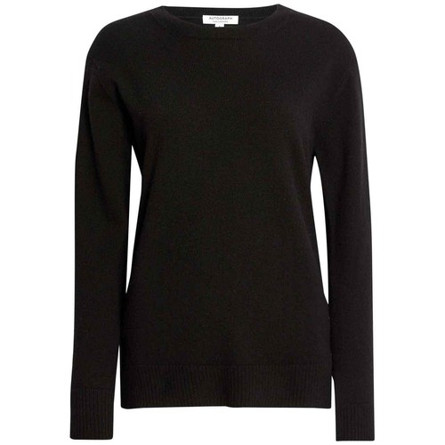 M&S Womens Autograph Cashmere Jumper 14 Black